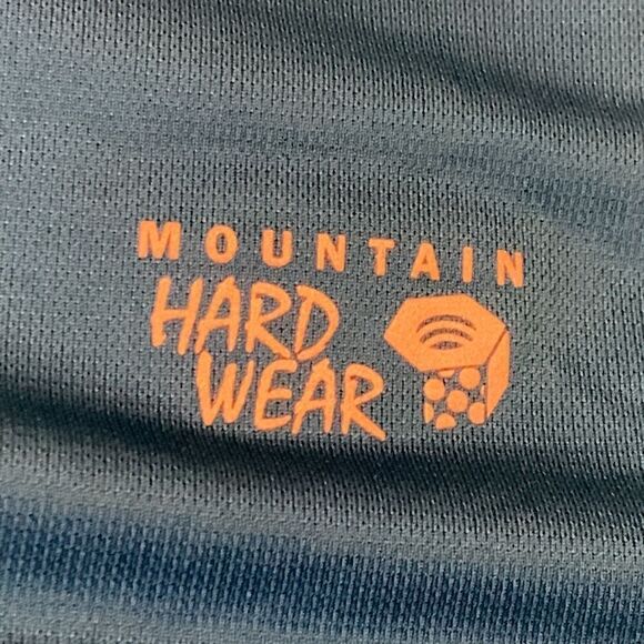 MOUNTAIN HARDWEAR, workout T, light and breathable, men’s large, aqua blue - Picture 2 of 14